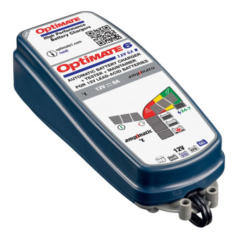 Chargeur de batterie Tecmate Optimate 6 Amp-Matic