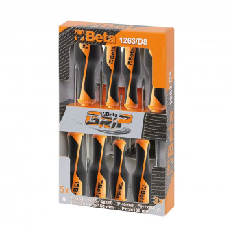 Outils Beta Jeu de 8 tournevis Outils Beta Jeu de 8 tournevis