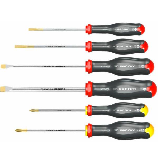 Outils Facom Jeu de 6 tournevis Protwist