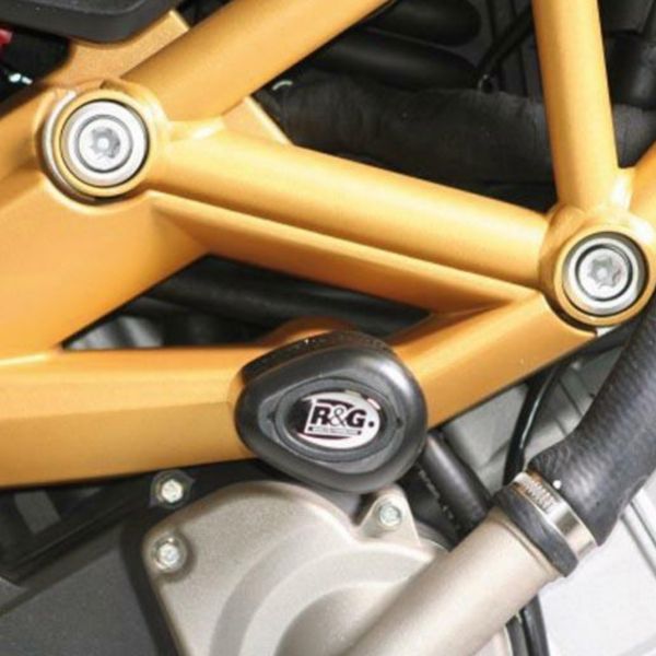 Pare-carter & tampons R&G Racing Tampons De Protection Aero Aprilia Dorsoduro/Shiver 750/900 (08-20)