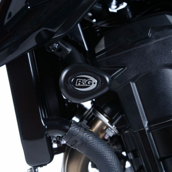 Pare-carter & tampons R&G Racing Tampons De Protection Aero Blanc Kawasaki Z900/Z900RS (17-21)