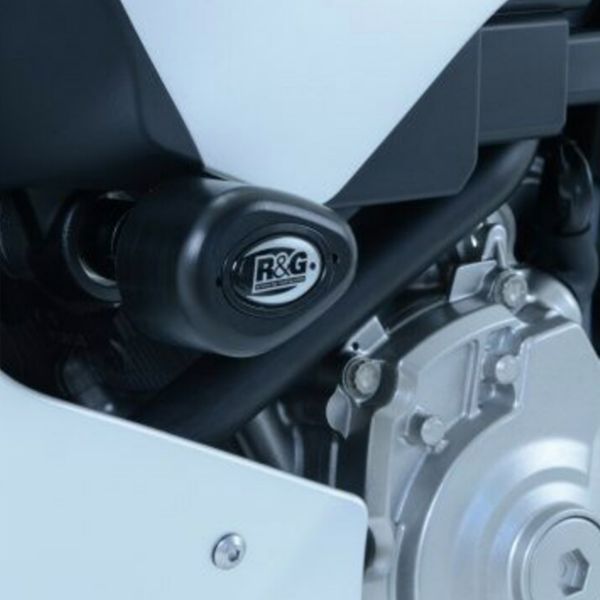 Pare-carter & tampons R&G Racing Tampons De Protection Aero Blanc Yamaha YZF-R1 (15-20)