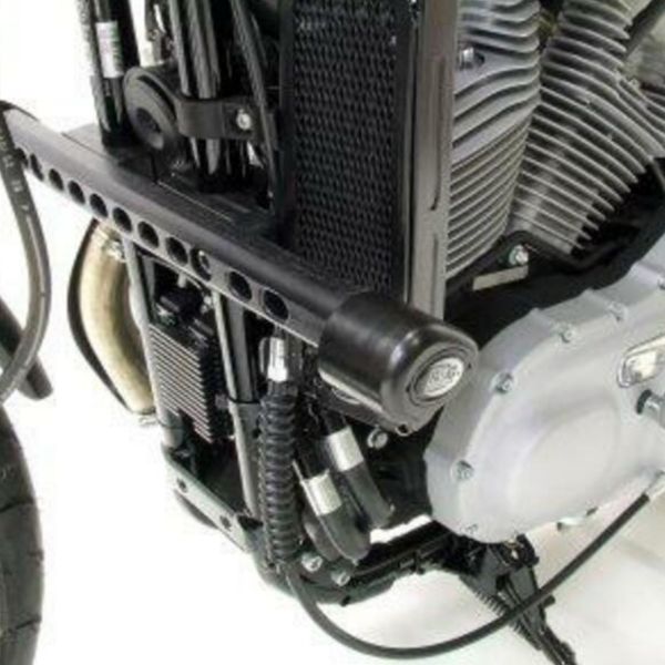 Pare-carter & tampons R&G Racing Tampons De Protection Aero Harley Davidson XR1200 (08-14)