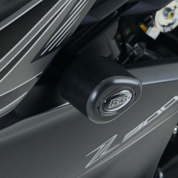 Pare-carter & tampons R&G Racing Tampons De Protection Aero Kawasaki Z300 (15-18)