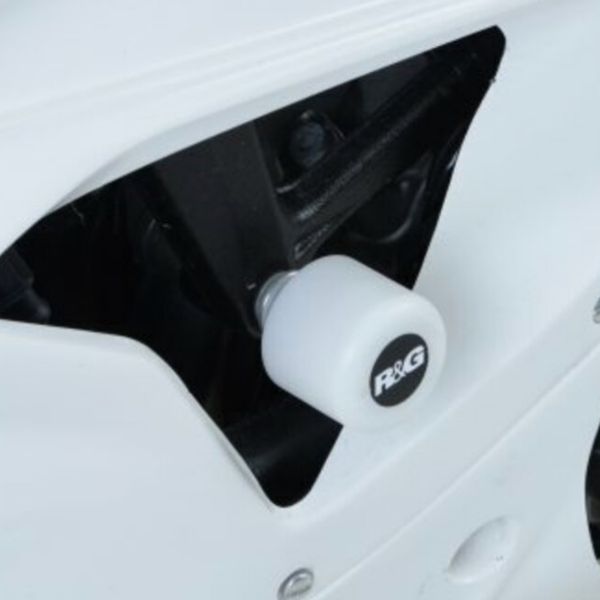 Pare-carter & tampons R&G Racing Tampons De Protection Aero Race Blanc BMW S1000RR (10-18)