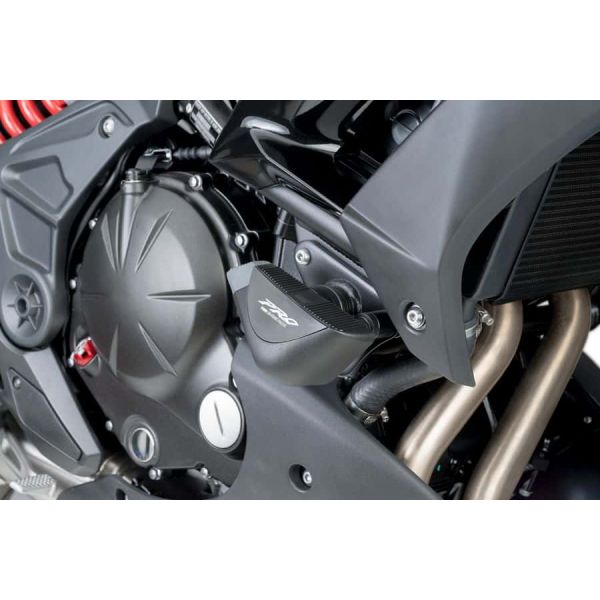 Pare-carter & tampons Puig Protection moteur pro Kawasaki Versys 650 (15-21)
