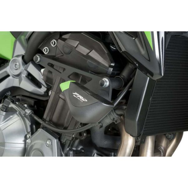 Pare-carter & tampons Puig Protection moteur pro Kawasaki Z900 (17-21)