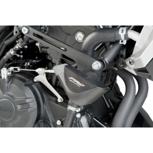 Pare-carter & tampons Puig Protection moteur pro Yamaha MT-03 (16-21)