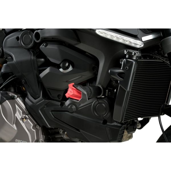 Pare-carter & tampons Puig Protection moteur R19 Ducati Monster 937 (21)