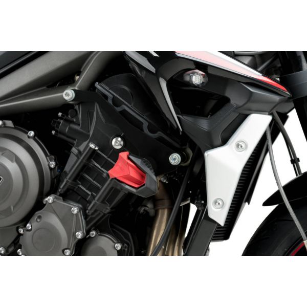 Pare-carter & tampons Puig Protection moteur R19 Triumph Street Triple S/R/RS (20-21)