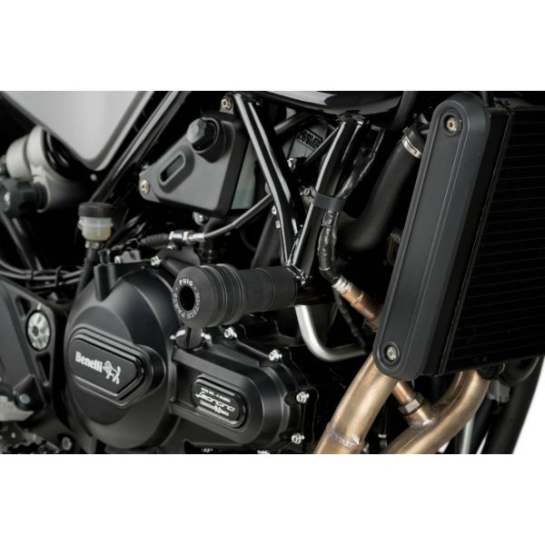 Pare-carter & tampons Puig Protection moteur Vintage 2.0 Benelli Leoncino 500 (16-21)