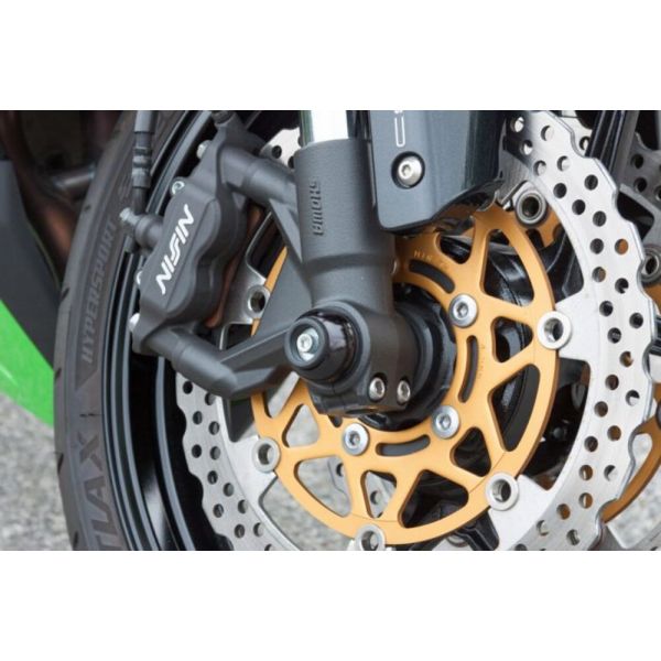 Protection axe de roue LSL Crash Ball Avant Kawasaki ZX-6R/Z750R/Versys 1000 (07-19)