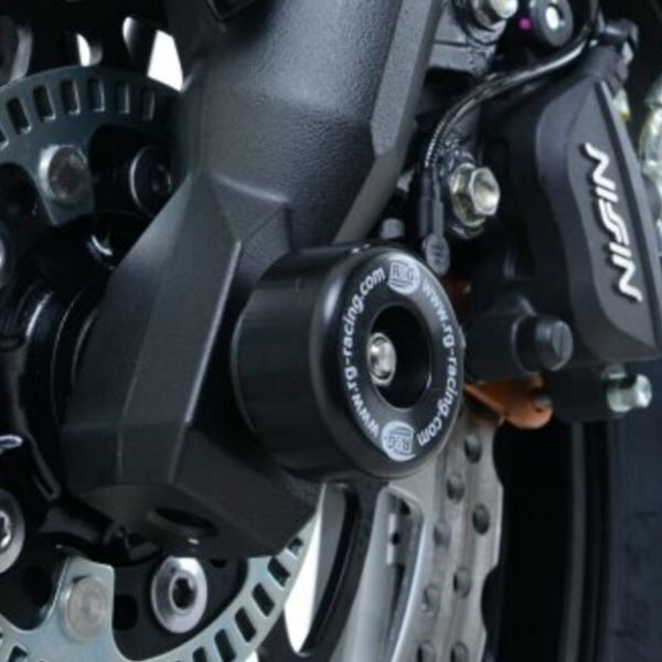 Protection axe de roue R&G Racing Protection fourche Kawasaki Versys 650 (15-20)