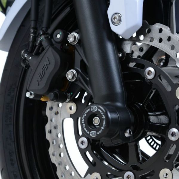 Protection axe de roue R&G Racing Protection fourche Kawasaki Z650 (17-21)