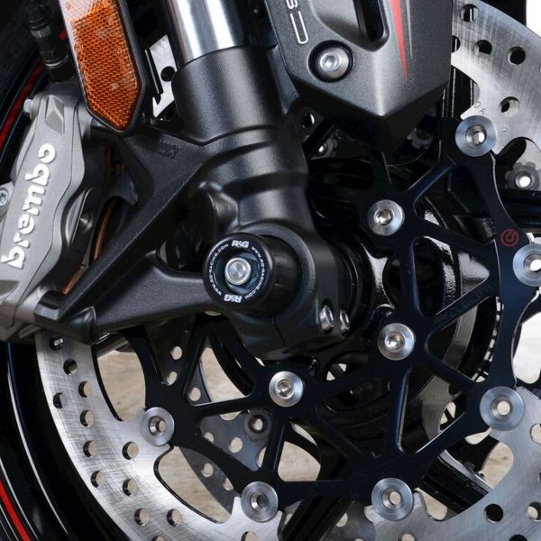 Protection axe de roue R&G Racing Protection fourche Kawasaki ZH2 (20-21)