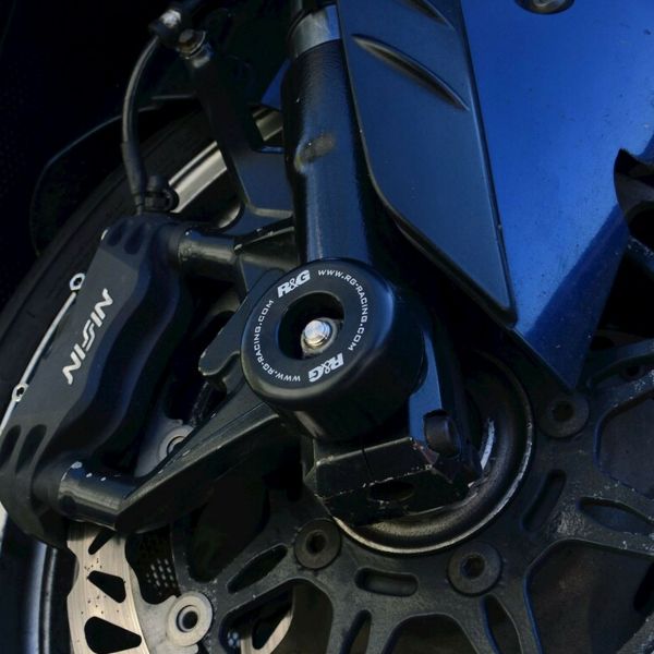 Protection axe de roue R&G Racing Protection fourche Kawasaki ZX-6R/GTR1400/ZZR1400 (03-20)