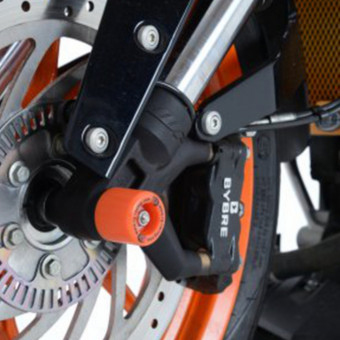 Protection axe de roue R&G Racing Protection fourche KTM 125/200/390 Duke (11-21)