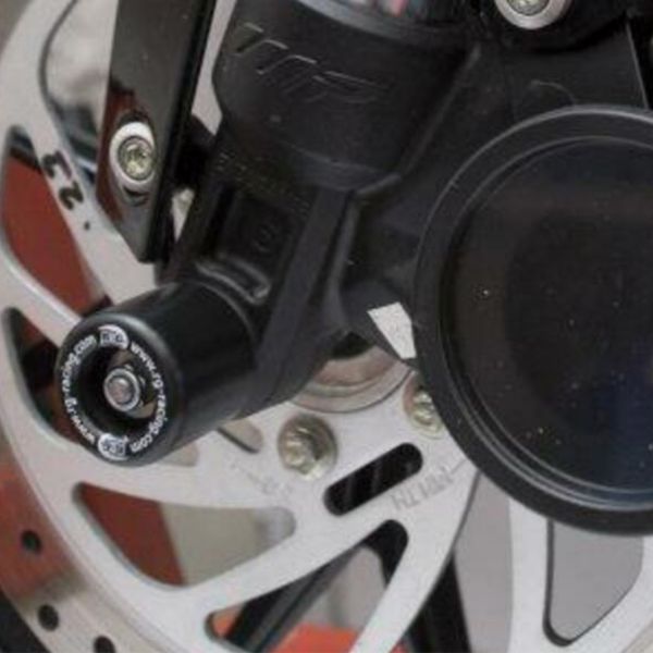 Protection axe de roue R&G Racing Protection fourche KTM 125/390 Duke/Husqvarna 401 Vitpilen/Svartpilen (1
