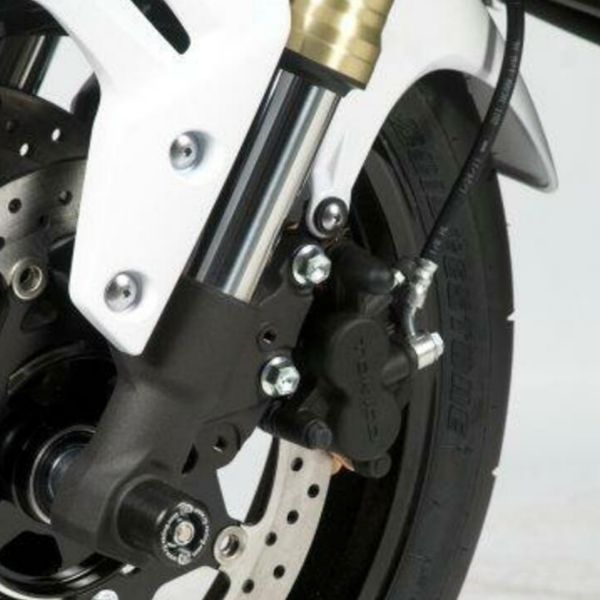 Protection axe de roue R&G Racing Protection fourche Suzuki GSR750 (11-16)