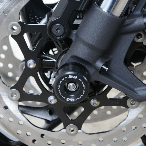 Protection axe de roue R&G Racing Protection fourche Suzuki Katana (19-20)