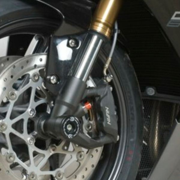 Protection axe de roue R&G Racing Protection fourche Triumph Daytona/Street Triple 675 (13-17)