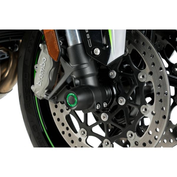 Protection axe de roue Puig Protection fourche PHB19 Kawasaki ZH2 (20-22)