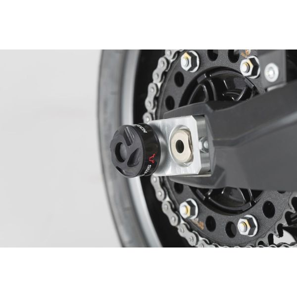 Protection axe de roue SW-MOTECH Roulettes de bras oscillant BMW F700GS/F800GS/F800R (08-20)