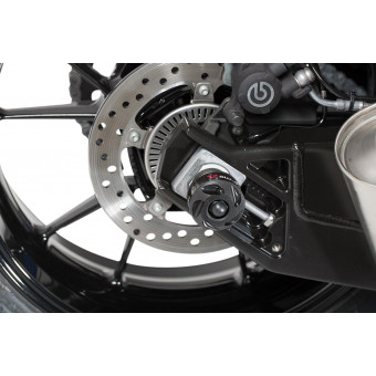 Protection axe de roue SW-MOTECH Roulettes de bras oscillant BMW S1000R/S1000RR/F750GS/F850GS/F900XR Protection axe de roue SW-MOTECH Roulettes de bras oscillant BMW S1000R/S1000RR/F750GS/F850GS/F900XR