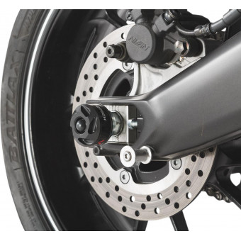 Protection axe de roue SW-MOTECH Roulettes de bras oscillant Yamaha MT-09/MT-09 Tracer (14-16) Protection axe de roue SW-MOTECH Roulettes de bras oscillant Yamaha MT-09/MT-09 Tracer (14-16)