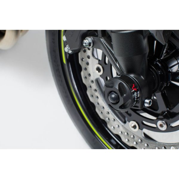 Protection axe de roue SW-MOTECH Roulettes de fourche Kawasaki Z900 (17-23)
