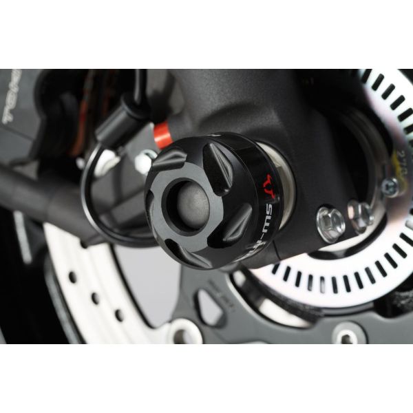 Protection axe de roue SW-MOTECH Roulettes de fourche Suzuki V-Strom 1000 (14-20)