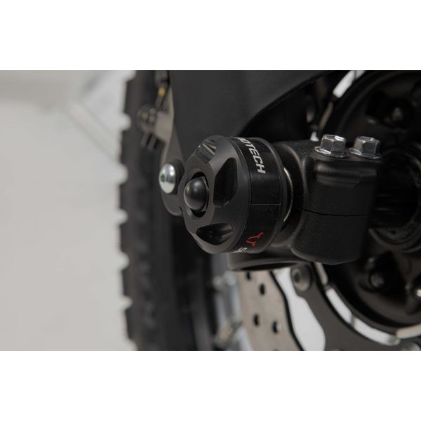 Protection axe de roue SW-MOTECH Roulettes de fourche Triumph Speed Triple/Tiger 800 (17-20)
