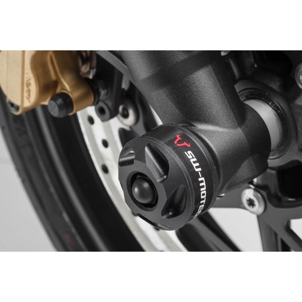 Protection axe de roue SW-MOTECH Roulettes de fourche Triumph Street Triple/Daytona (13-20)