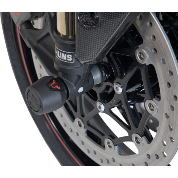 Protection axe de roue SW-MOTECH Roulettes de fourche Triumph Tiger 800/Yamaha Tnr 700 (11-21)