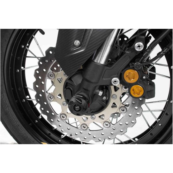 Protection axe de roue SW-MOTECH Roulettes de fourche Yamaha XT1200Z Super Tnr (10-20)