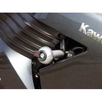 Protection de carter LSL Kit fixation Crash Pad LSL Kawasaki ZZR1400 (06-11)