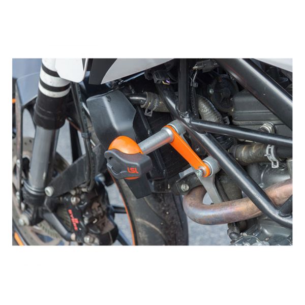 Pare-carter & tampons LSL Kit Fixation Crash Pad LSL KTM Duke 125/200 (11-16)