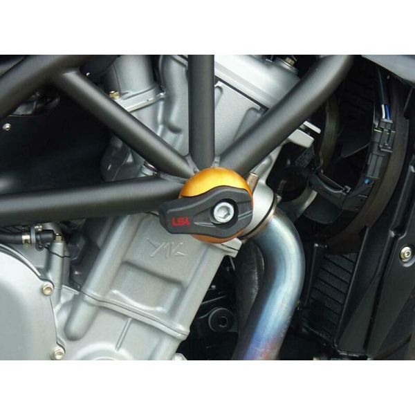 Pare-carter & tampons LSL Kit Fixation Crash Pad LSL MV Agusta F4 750/Brutale 910 (03-09)