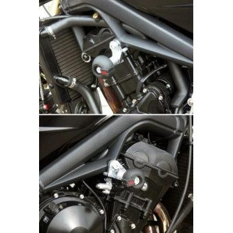 Pare-carter & tampons LSL Kit Fixation Crash Pad LSL Triumph Street Triple 675 (07-12)