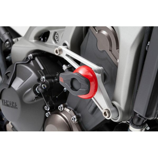 Pare-carter & tampons LSL Kit fixation Crash Pad LSL Yamaha MT-09/XSR900/Tracer 900 (17-20)