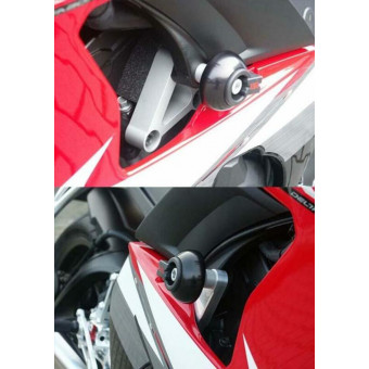 Pare-carter & tampons LSL Kit fixation Crash Pad LSL Yamaha YZF-R6 (03-04)
