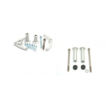 Pare-carter & tampons LSL Kit fixation Crash Pad + Platine LSL Honda VFR800X Crosstourer (15-16)