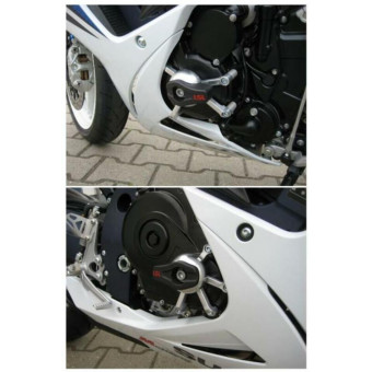 Pare-carter & tampons LSL Kit Fixation Crash Pad Suzuki GSX-R 600/750 (11-16)