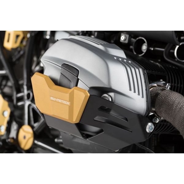 Protection de carter SW-MOTECH Pare Cylindre Golden BMW R1200GS/R1200R/R Nine T (10-20)