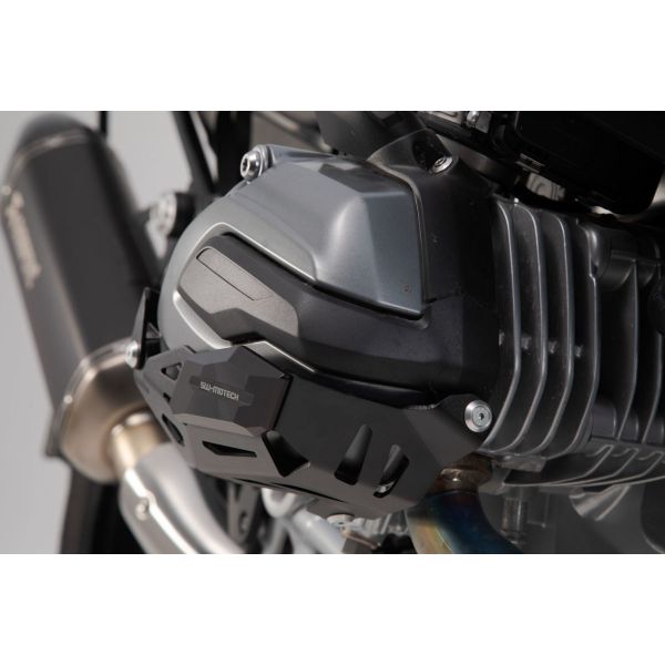 Protection de carter SW-MOTECH Pare Cylindre Noir BMW R1200GS/R1200R/R1200RT (13-19)