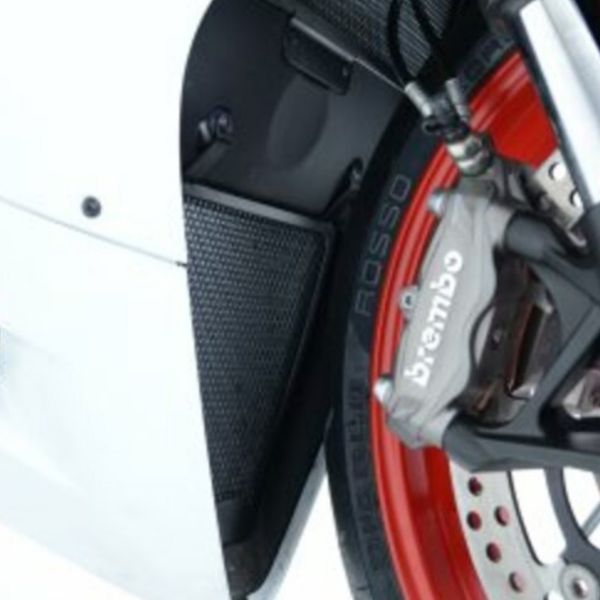 Protection de radiateur R&G Racing Grille de radiateur Alu Ducati 899/959/1199/1299/V2 (12-21)