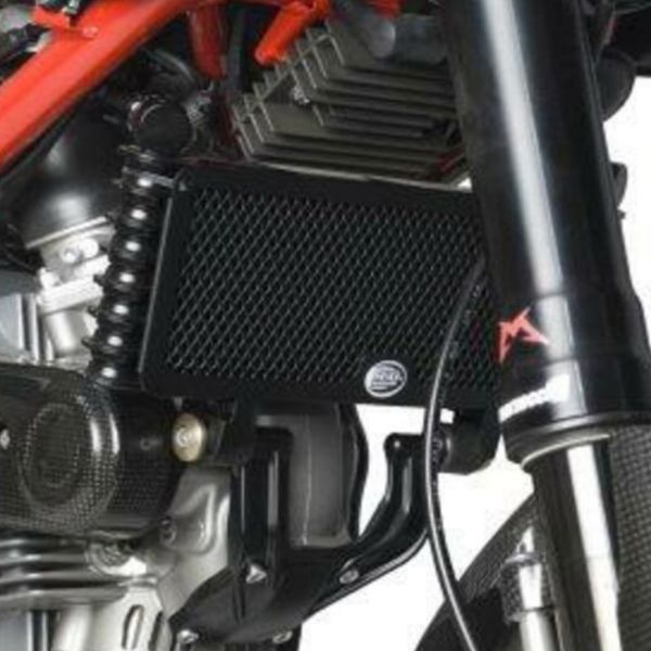 Protection de radiateur R&G Racing Grille de radiateur Alu Ducati Hypermotard 1100 (07-13)
