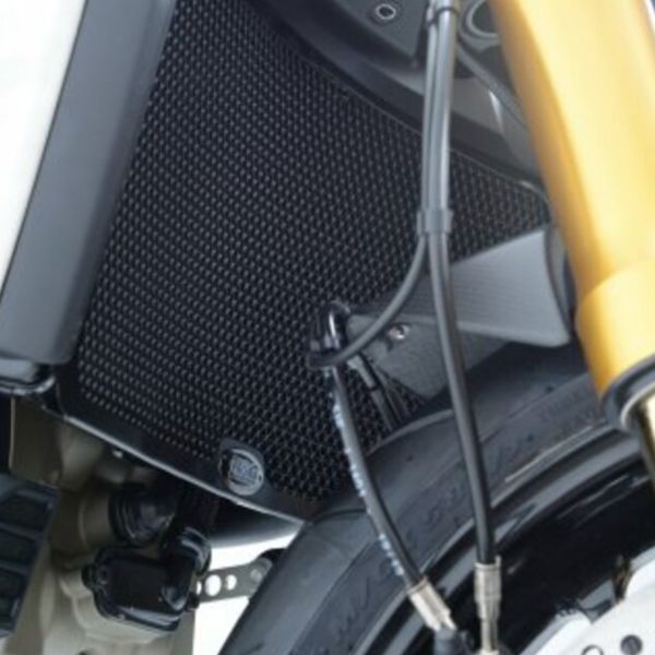 Protection de radiateur R&G Racing Grille de radiateur Alu Ducati Monster 821/1200/Hypermotard 950 (14-21)
