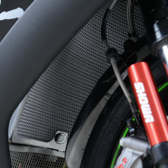 Protection de radiateur R&G Racing Grille de radiateur Alu Kawasaki Ninja ZX-10R (08-10) Protection de radiateur R&G Racing Grille de radiateur Alu Kawasaki Ninja ZX-10R (08-10)