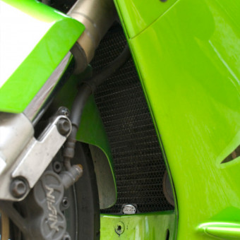 Protection de radiateur R&G Racing Grille de radiateur Alu Kawasaki Ninja ZX-12R (02-06) Protection de radiateur R&G Racing Grille de radiateur Alu Kawasaki Ninja ZX-12R (02-06)